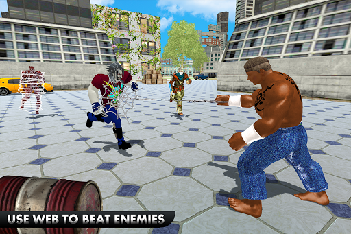Black Monster Hero Crime City Battle screenshots 8