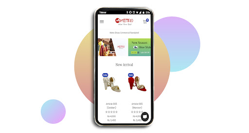 Android application Metro Shoes screenshort