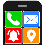 Cover Image of Télécharger Senior Safety Phone - Big Icon  APK