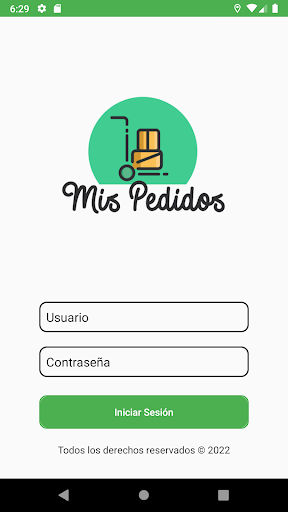 Android application Lácteos Nuqui screenshort