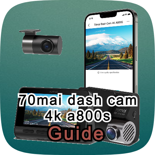 70mai dash cam 4k a800s guide logo