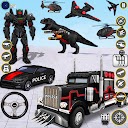 Descargar Police Truck Robot Game – Dino Instalar Más reciente APK descargador