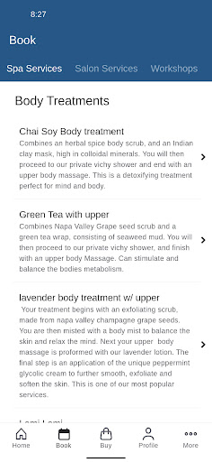 The Spa at Mountaineer Screen 2