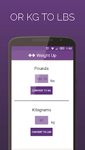 Weight Up – lbs & kg Converter 3