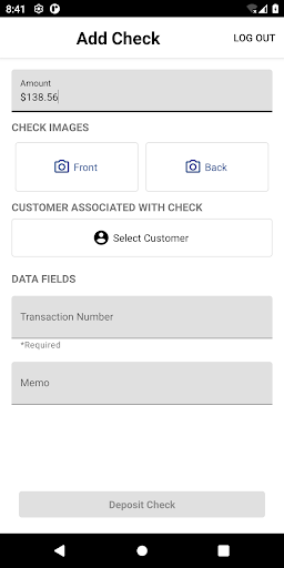 ANB Go Business Mobile Deposit Screen 3
