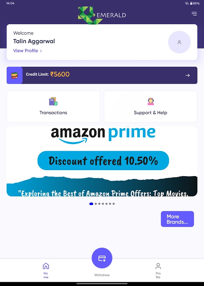 #5. Emerald EWA (Android) Ved: Emerald Finance Limited