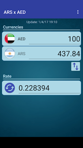 Argentine Peso x UAE Dirham Screen 2