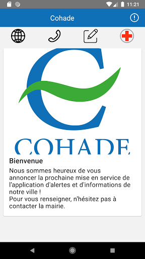 Android application Cohade screenshort