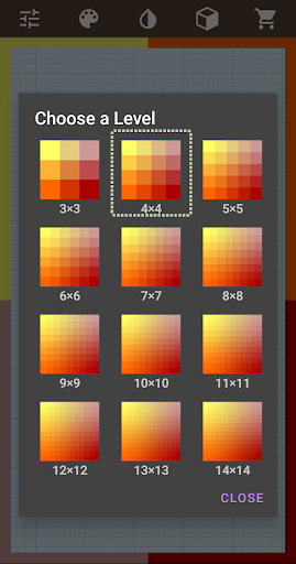 Screenshot of COLOR PUZZLE