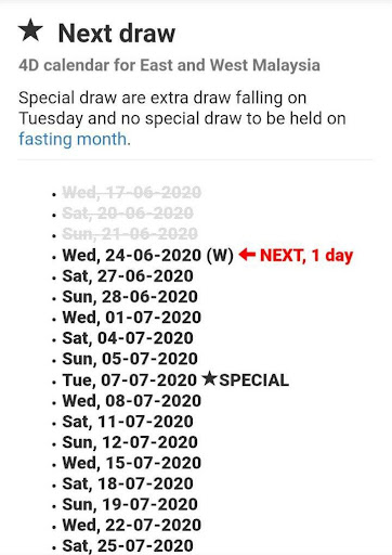 4d special draw 2022 malaysia