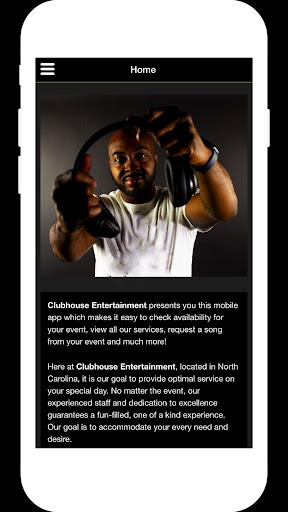 Android application Clubhouse Entertainment screenshort