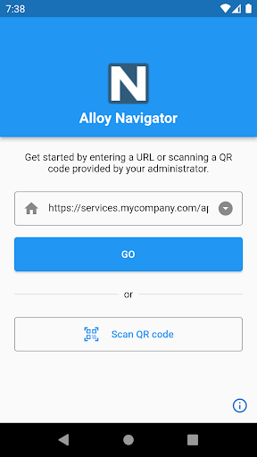 Android application Alloy Navigator screenshort