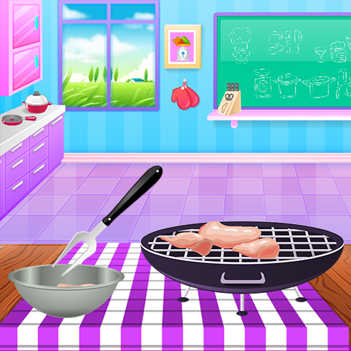BBQ Buffalo Wings Cooking logo