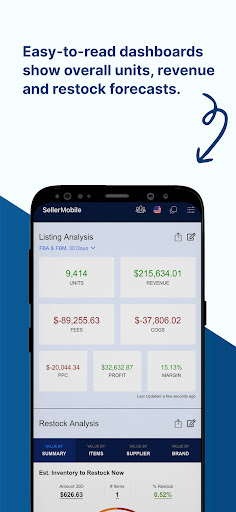Android application SellerMobile screenshort