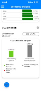 Heat Pump Calculator Screenshot