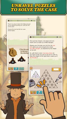 Layton: Curious Village in HD - Screenshot 3