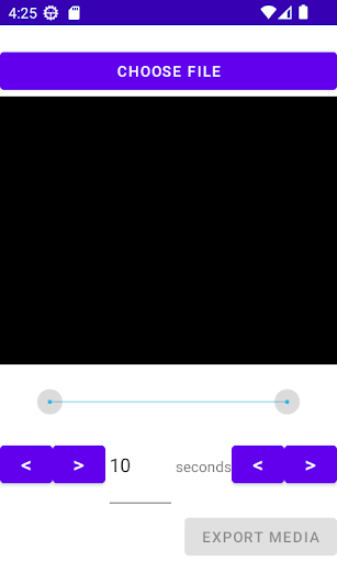 Audio Video Cutter Screen 2