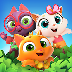 Cover Image of Download Tropicats: Match 3 Games on a Tropical Island 1.61.204 APK
