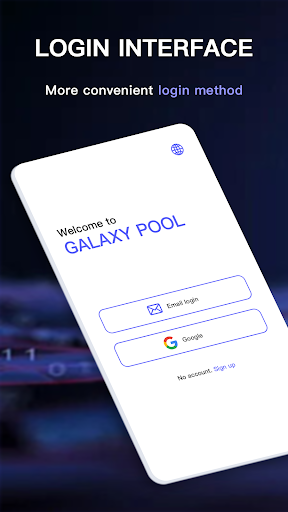 Android application Galaxy Pool screenshort