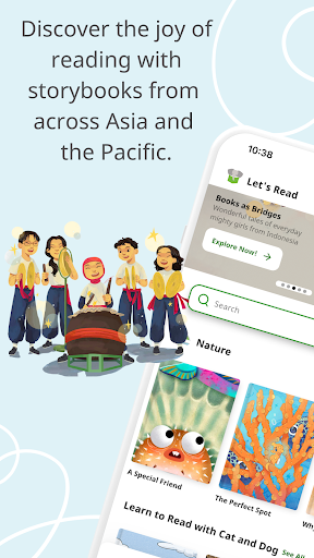 Screenshot of Let's Read - Digital Library