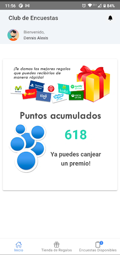 Android application Club de Encuestas screenshort