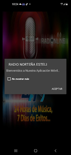 Android application Radio Norteña Esteli screenshort