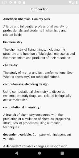 Chemistry  Terms