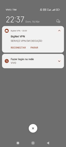 Android application BigNet Vpn screenshort