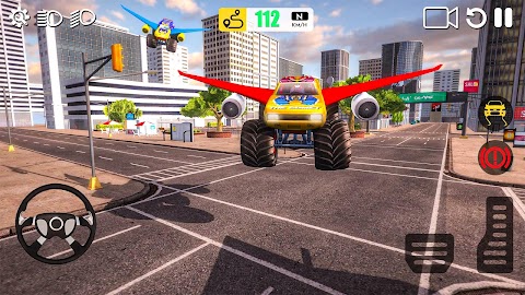 Flying Car Games 3D Simulatorのおすすめ画像2