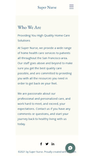 Android application Super Nurse screenshort