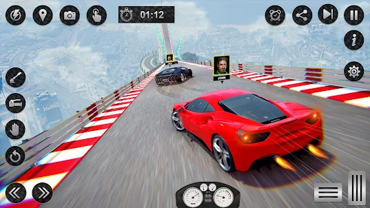 Ramp auto Stunt Driving jeu 3d