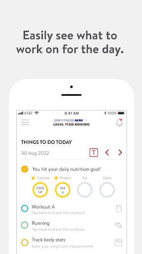 Erie Fitness Now and Level Red Screen 2