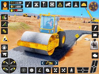 City Road Construction Game 3D - Screenshot 1