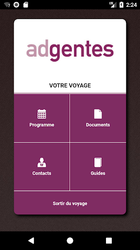 Android application ad gentes screenshort