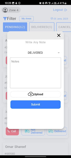 Diet Fit Driver Screen 3
