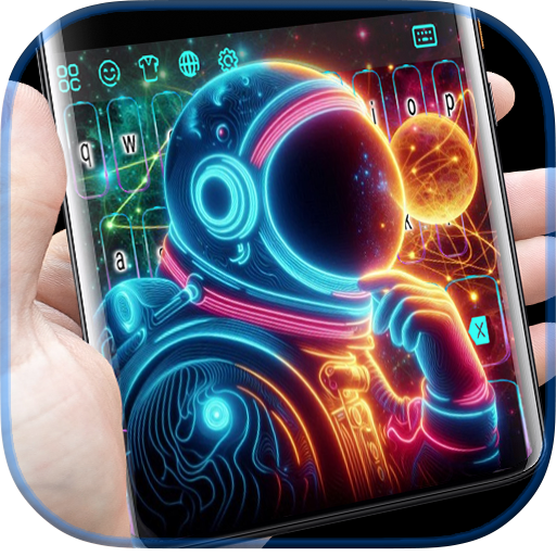 Astronaut Galaxy keyboard logo