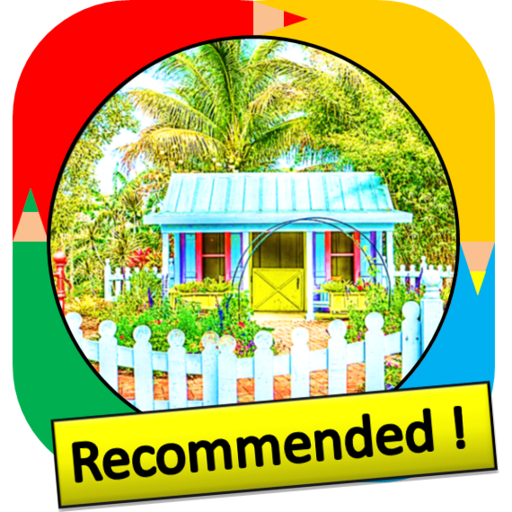 Color by Number - garden logo