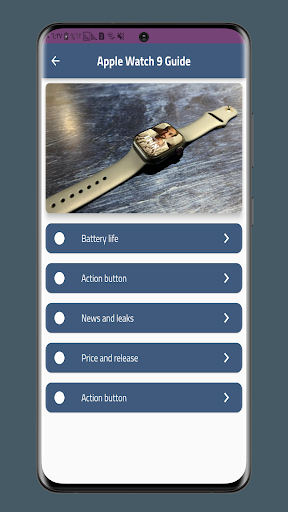 Apple Watch series 9 Guide Screen 2