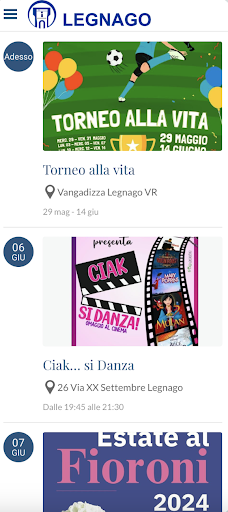 Legnago App Screen 2