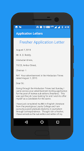 Free Application Letters New 2021 4