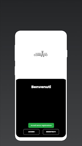 Android application Corrado Barber Care screenshort
