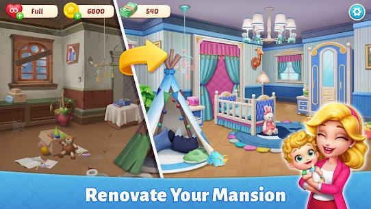 Baby Mansion Home Makeover v1.608.5078 Mod Apk (Unlimited Money) Free For Android 4