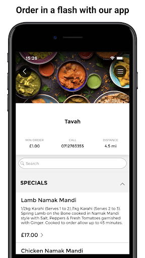 Android application Tavah screenshort