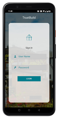 Android application TrustBuild screenshort