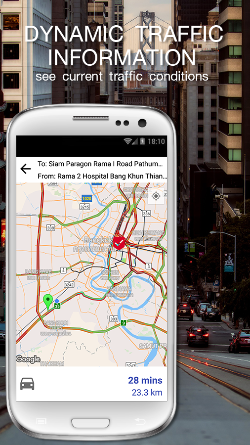 Android application GPS Navigation That Talks screenshort