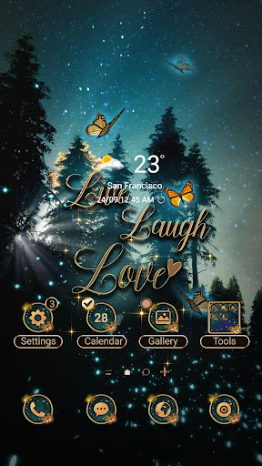 Android application Dark Mountain - Wallpaper screenshort
