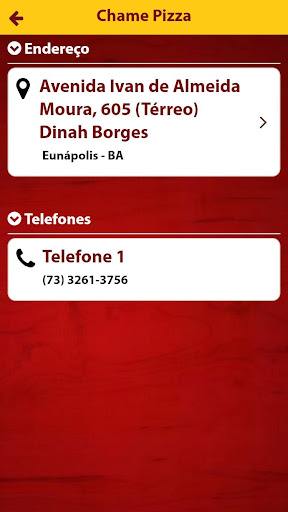 Chame Pizza Delivery Screen 3