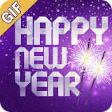 Happy New Year GIF 2017 icon