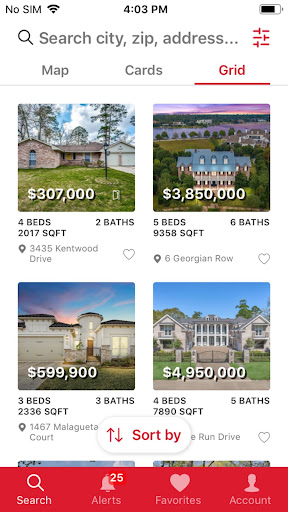 Houston Texas Real Estate Screen 3