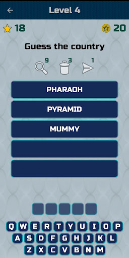 Android application Associations - Guess the word screenshort